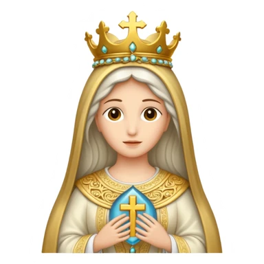 Ave maria dourada sticker