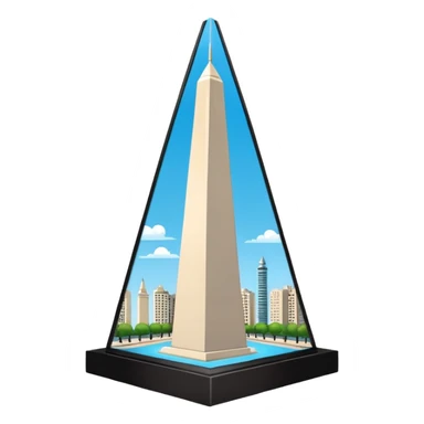 buenos aires obelisc sticker