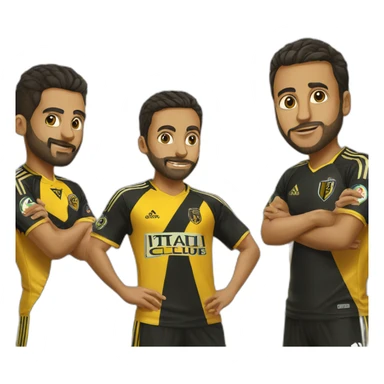 Ittihad vs al ahil football club sticker