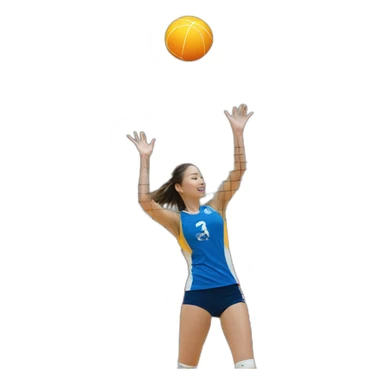 voleiballballoon sticker