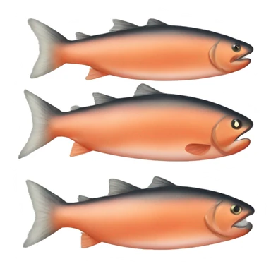 Smoked salmon sticker