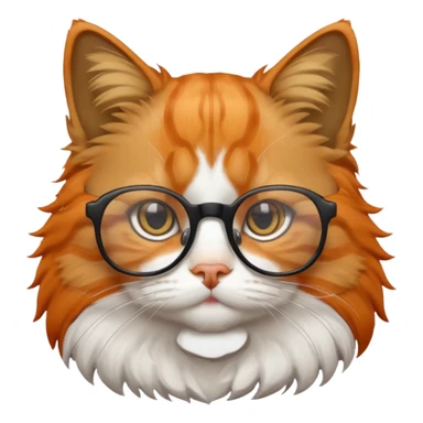 Cat lunette sticker