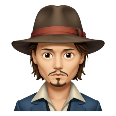 johny depp sticker