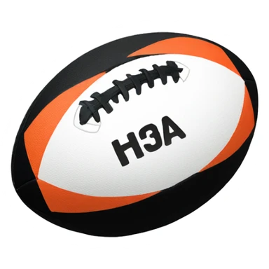 rugby ball sticker