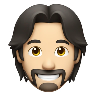 Keanu Reeves winking sticker