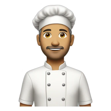 ottolenghi chef outfit shoulders sticker