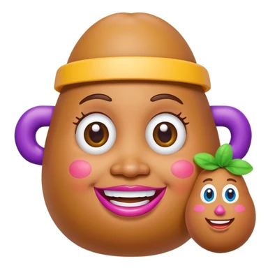 Mrs potato head sticker