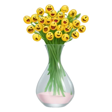 1000  in a clear vase sticker
