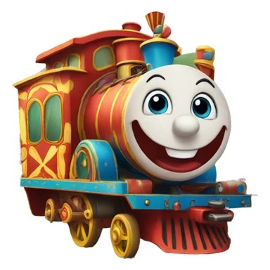 Casey jr the circus train sticker