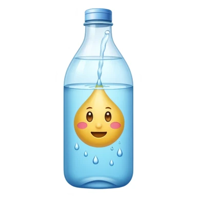 botella de agua sticker