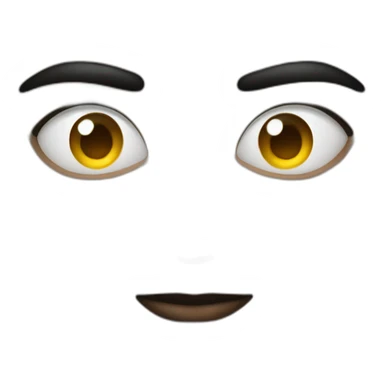 Un sourcil levé sticker