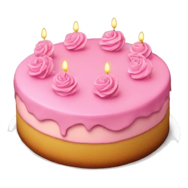 tarta cumpleaños rosa sticker