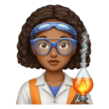 Glass Blower black woman sticker