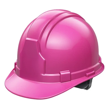 pink hard hat sticker