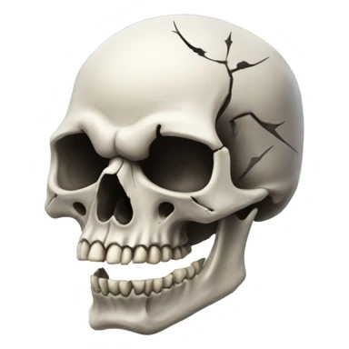 Ravens skull sticker