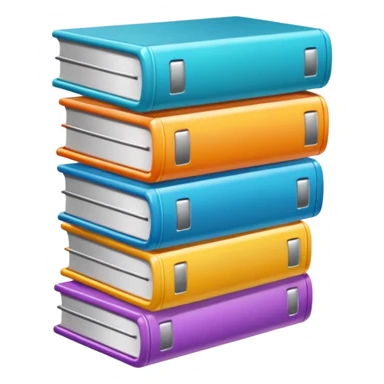 ganchito de libreria aesthetic de colores sticker