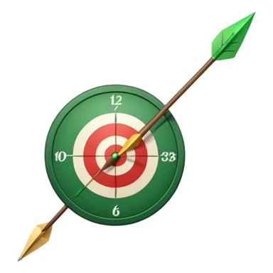 target and arrow sticker