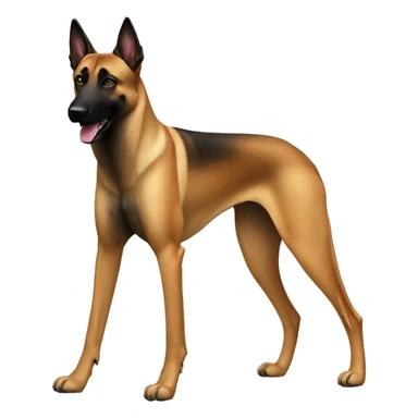 Belgian Malinois Dog Breed Full Body sticker