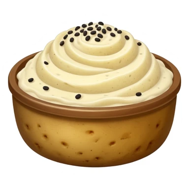 Potato puree sticker