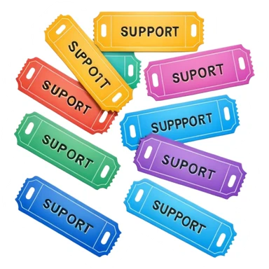 support crm sticker