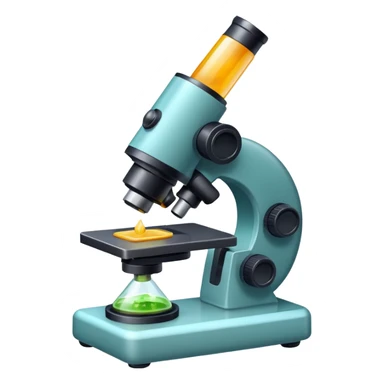 cell under microscope sticker