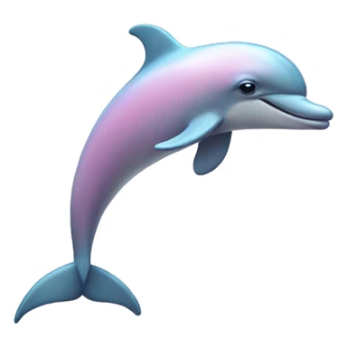 Pastel-pink-colors-dolphin sticker