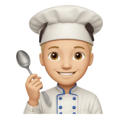 Chef with Spoon sticker