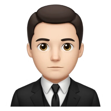 1800's american male sticker