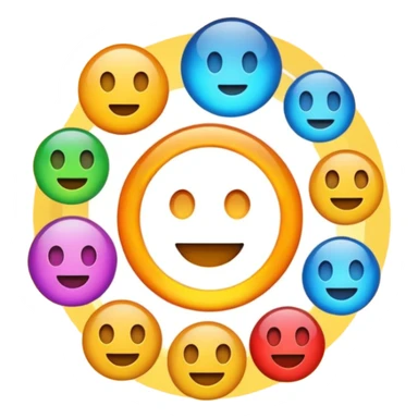 Create emoji coming out from portal open sticker