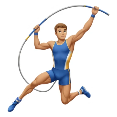 pole vault sticker