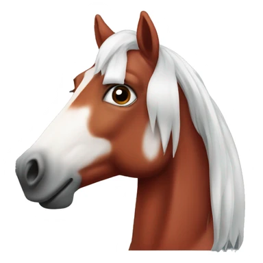 Islandic horse red sticker