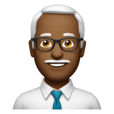 PAS DE HEEUX 45 ANS AVEC DES LUNETTES ET BLANC sticker