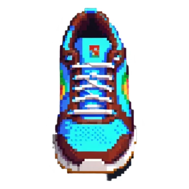 Athletic sneaker shoe sticker