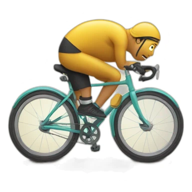 Sweating on bycicle sticker