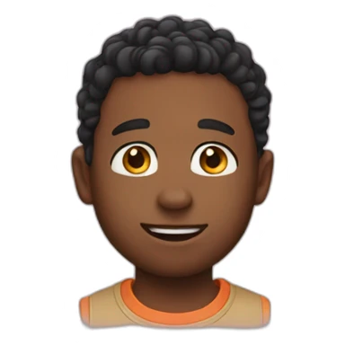 Boy with this emoji🥰 sticker