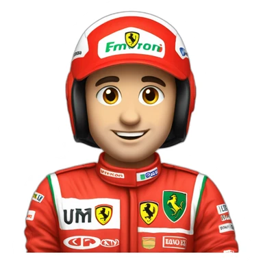 Une Formule 1 Ferrari des années 2000 sticker
