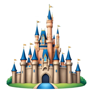 Disney world castle sticker