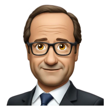 françois hollande sticker