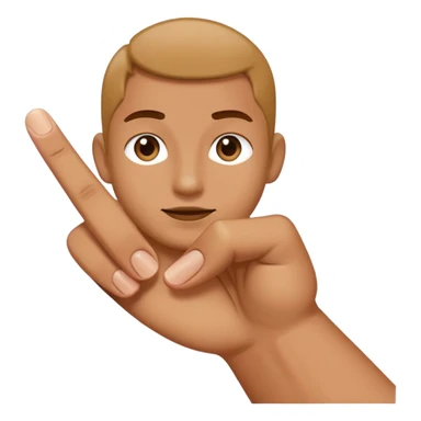 poking someone with finger sticker