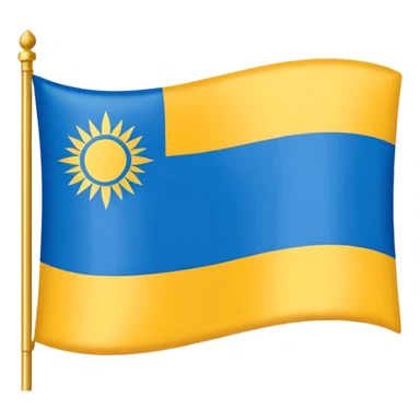 The flag of Kalmykia sticker