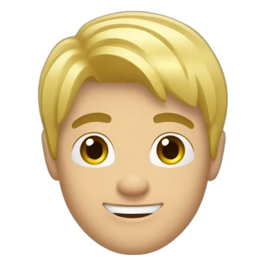 anthony-asian-designer-blond-hair-thumbs-up sticker