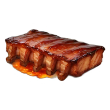 bbq ribs sticker