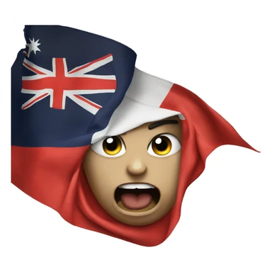 australia flag angry sticker