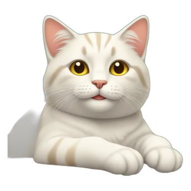 Cat on sunny afternoon  sticker