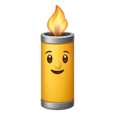 Sigara içen döğmeli sarı emoji sticker