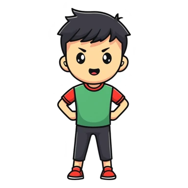 rebellious kid sticker