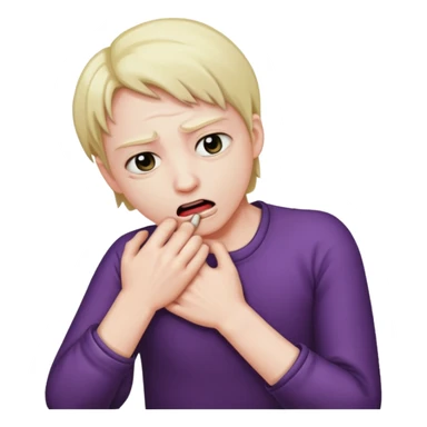 😳 strangling itself  sticker