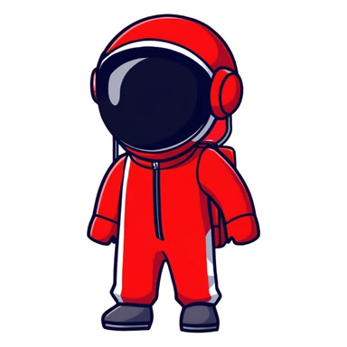 red jumpsuit from Money Heist sticker