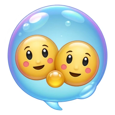 bubble that spells hello sticker