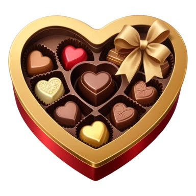 Romantic reddish-golden warm-colored sparkling Valentines vintage aesthetic item sticker